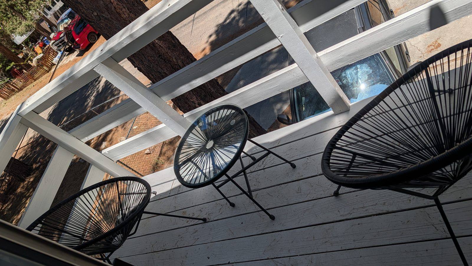 Private balcony deck